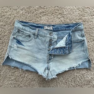 FREE PEOPLE Denim Shorts Size 28